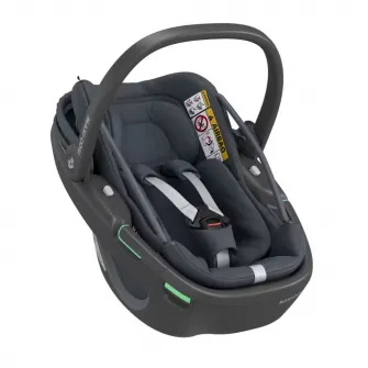 Scaun Auto Maxi-Cosi Coral 360 I-Size, Black Shell, 40-75 cm, Essential Graphite