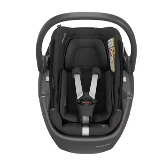 Scaun Auto Maxi-Cosi Coral 360 I-Size, Black Shell, 40-75 cm, Essential Black