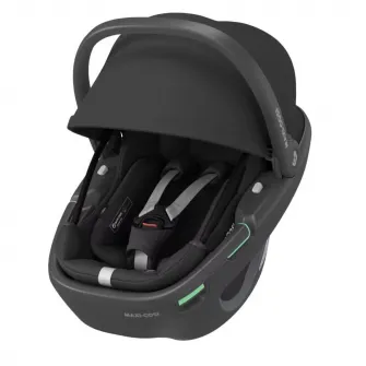 Scaun Auto Maxi-Cosi Coral 360 I-Size, Black Shell, 40-75 cm, Essential Black