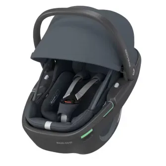 Scaun Auto Maxi-Cosi Coral 360 I-Size, Black Shell, 40-75 cm, Essential Graphite