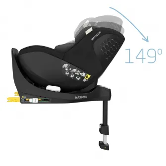 Scaun auto Maxi-Cosi Mica Pro Eco I-Size Authentic Black, 40-105 cm, Negru