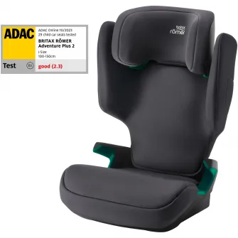 Scaun auto pentru copii Britax Romer, Adventure Plus 2,Midnight Grey, 3.5-12 ani, 100-150 cm, 15-36 kg, testat ADAC