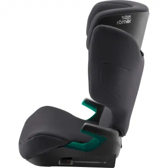 Scaun auto pentru copii Britax Romer, Discovery Plus 2, Midnight Grey, 3.5-12 ani, 100-150 cm, 15-36 kg, testat ADAC