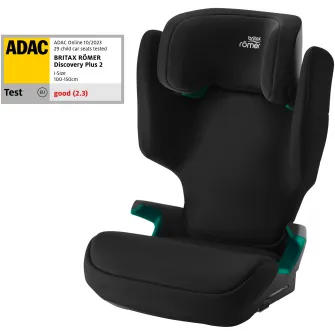 Scaun auto pentru copii Britax Romer, Discovery Plus 2, Space Black, 3.5-12 ani, 100-150 cm, 15-36 kg, testat ADAC