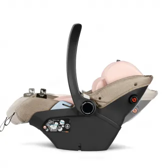 Scaun auto pentru copii Peg Perego Primoviaggio Lounge, 40 - 87 cm, 0-13 kg, Mon Amour, Bej / Roz