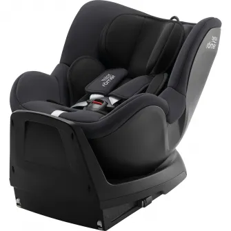 Scaun auto pentru copii, rotativ Britax Romer, Dualfix Plus, Midnight Grey, 0-4 ani, 40-105, 20 kg