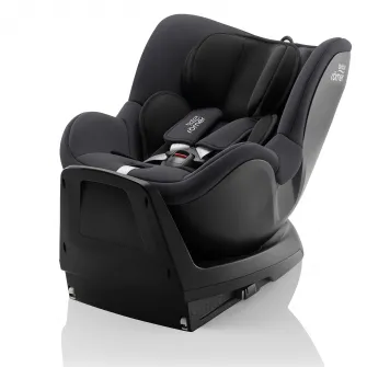 Scaun auto pentru copii, rotativ Britax Romer, Dualfix Plus, Midnight Grey, 0-4 ani, 40-105, 20 kg
