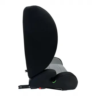 Scaun auto pentru copii U-Grow, 100-150 cm, certificat R129, cu isofix, 4-12 ani, gri/negru
