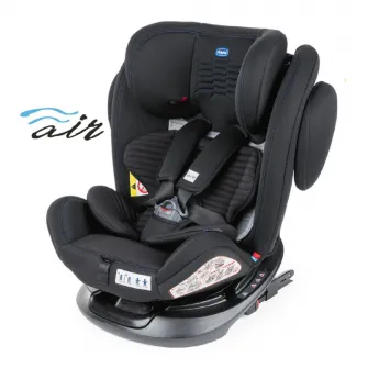 Scaun auto rotativ cu Isofix, Chicco Unico Plus Black Air, grupa 0+/1/2/3, 0 luni+