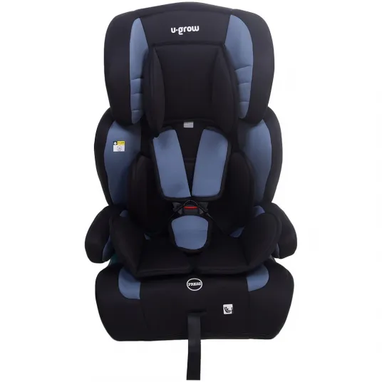 Scaun auto tip inaltator fara isofix pentru copii U-Grow, 76-150CM, R129, gri