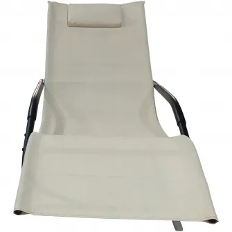 Scaun balansoar gradina Kring Palmyra, 63.5x147x84cm, Bej
