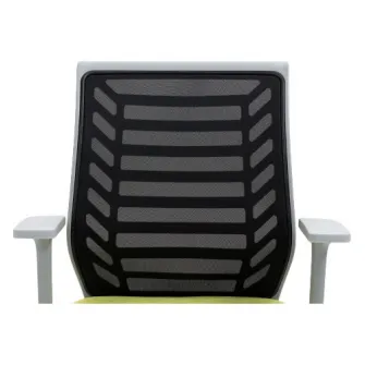 Scaun birou Kring Seth, mesh, inaltime reglabila, Negru/Galben