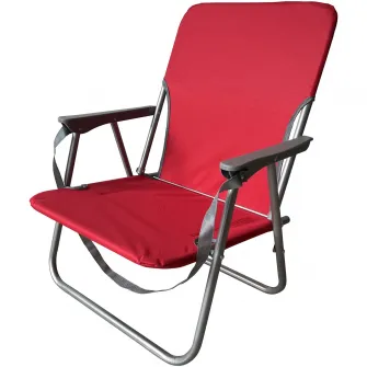 Scaun camping pliabil Kring, 53x56x67 cm, red