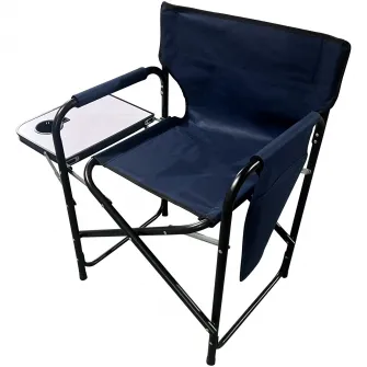 Scaun camping pliabil tip director Kring, aluminiu, 54x46x79 cm, antracit