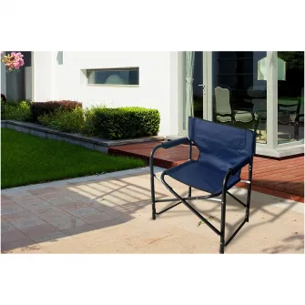 Scaun camping pliabil tip director Kring, otel, 54x46x79 cm, antracit