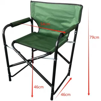 Scaun camping pliabil tip director Kring, otel, 54x46x79 cm, forest green