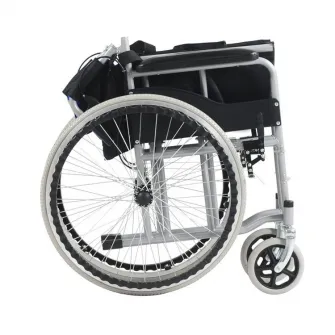 Scaun cu rotile din otel, sezut 46 cm, portocaliu, CML-202AJ-46P