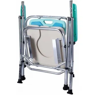 Scaun cu WC de camera, pliabil, din aluminiu, CMB-7900L