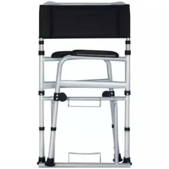Scaun cu WC de camera, pliabil, din otel, cod CMB-692-6