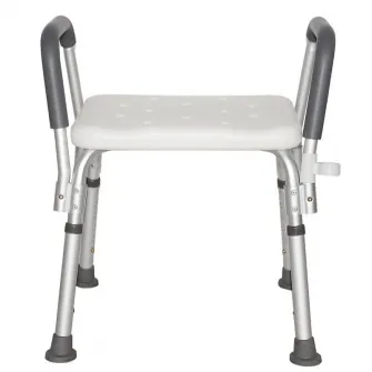 Scaun de baie/dus din aluminiu, reglabil pe inaltime, manere detasabile, CMX-7202L