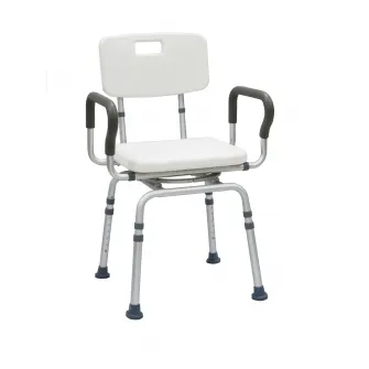 Scaun de baie/dus rotativ cu manere si spatar, reglabil pe inaltime, CMX-3641L