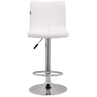 Scaun de bar Kring Jazz, PU, Alb