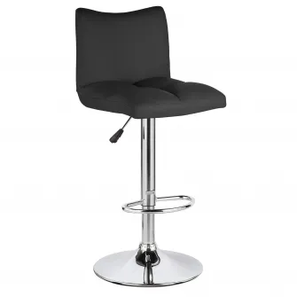 Scaun de bar Kring Jazz, PU, Negru
