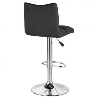 Scaun de bar Kring Jazz, PU, Negru