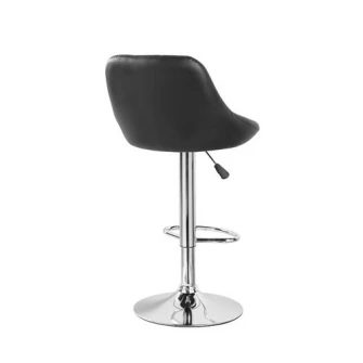 Scaun de bar Kring New Orleans, PU, Negru