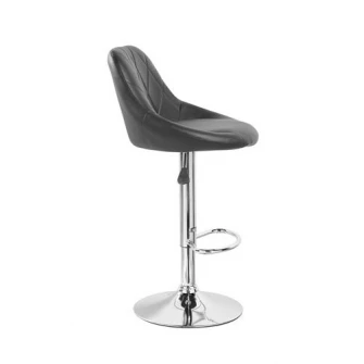 Scaun de bar Kring New Orleans, PU, Negru