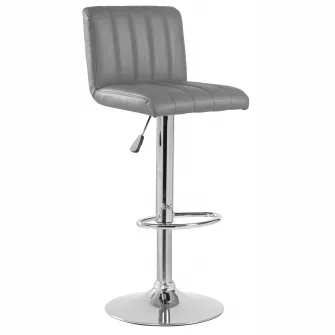 Scaun de bar Kring Swing, PU, Gri