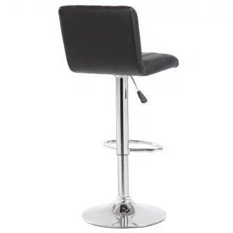 Scaun de bar Kring Swing, PU, Negru