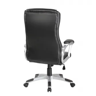 Scaun de birou directorial Kring Franklin Fit, ergonomic, PU, Negru