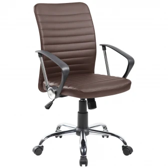 Scaun de birou ergonomic Kring Eron, PU, Maro