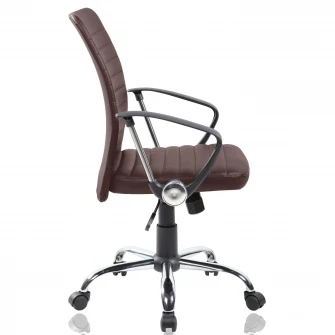 Scaun de birou ergonomic Kring Eron, PU, Maro