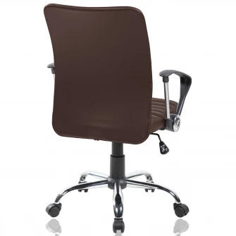 Scaun de birou ergonomic Kring Eron, PU, Maro