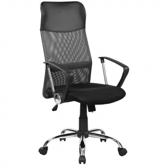 Scaun de birou ergonomic Kring Fit, Mesh Negru