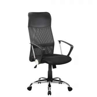 Scaun de birou ergonomic Kring Fit, Mesh Negru