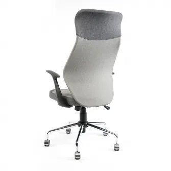Scaun de birou ergonomic Kring Gloria, stofa, Gri