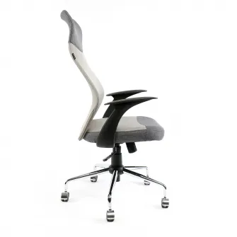 Scaun de birou ergonomic Kring Gloria, stofa, Gri