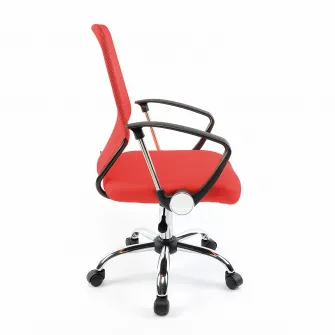Scaun de birou ergonomic Kring Happy, mesh, Rosu