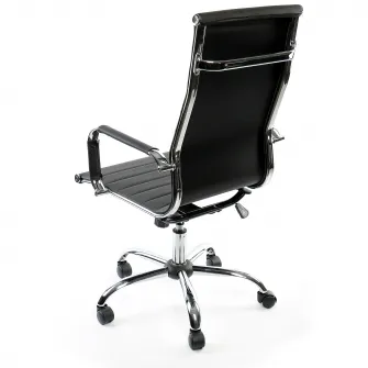 Scaun de birou ergonomic Kring Lear Fit, PU, negru