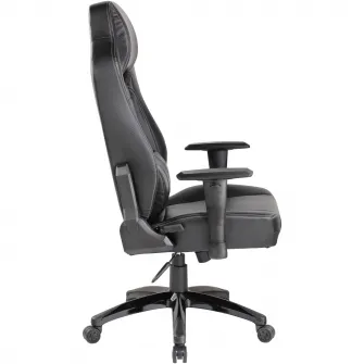 Scaun de birou Kring Doom, inaltime reglabila,mecanism tilt, PU, Negru