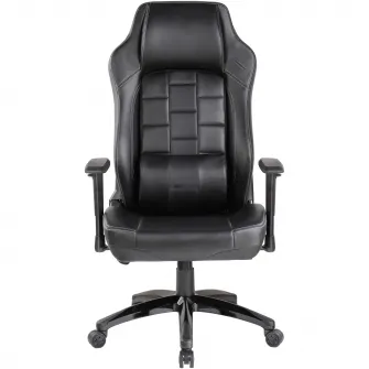 Scaun de birou Kring Doom, inaltime reglabila,mecanism tilt, PU, Negru