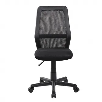 Scaun de birou Kring Hana, inaltime reglabila, Mesh, Negru