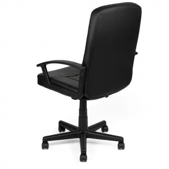 Scaun de birou Kring Kos, Piele ecologica, Negru