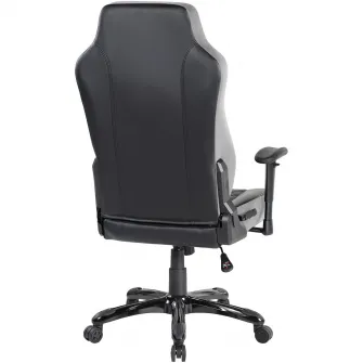 Scaun de birou Kring Race, inaltime reglabila, mecanism tilt, PU, Negru/Gri