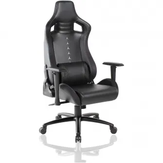 Scaun de birou Kring Rally,inaltime reglabila,mecanism tilt, PU, Negru