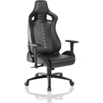 Scaun de birou Kring Rally,inaltime reglabila,mecanism tilt, PU, Negru