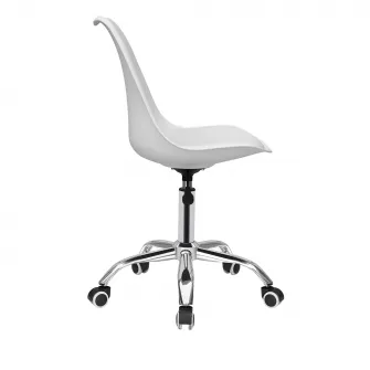 Scaun de birou Kring Siena, PP/PU/, Alb